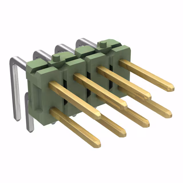 825457-4 TE Connectivity AMP Connectors  Headers Male Pins
